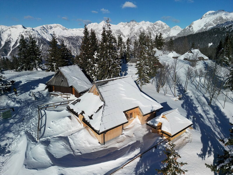 Koča Žafran - Velika planina, Kamnik, Slovenia