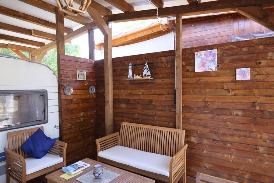 Sea Caravan on the Beach, Kiten, Bulgaria
