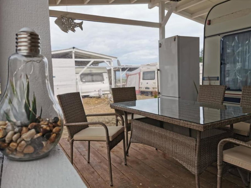 Sea Caravan on the Beach, Kiten, Bulgaria