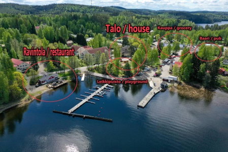 Juuri remontoitu kodikas asunto Anttolan satamassa, Anttola, Finland