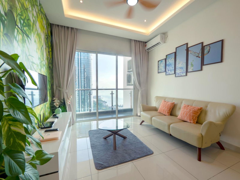 Seaview condo near RF Mall, Food Court & Free Netflix, Johor Bahru, Malaysia