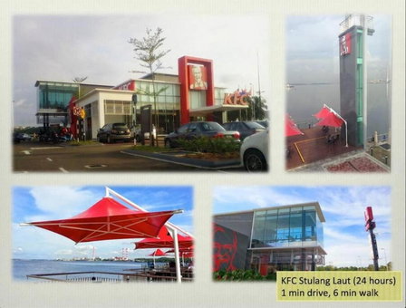 Seaview condo near RF Mall, Food Court & Free Netflix, Johor Bahru, Malaysia
