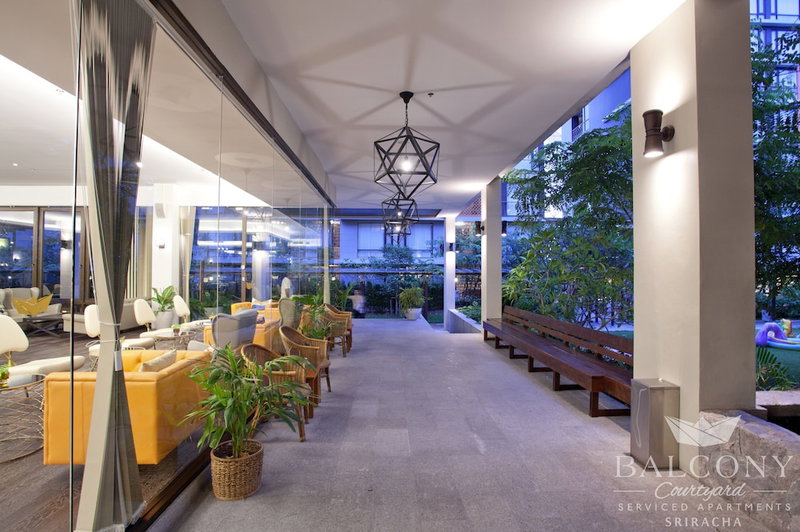 Balcony Courtyard Sriracha Hotel Serviced Apartmen, Si Racha, Thailand