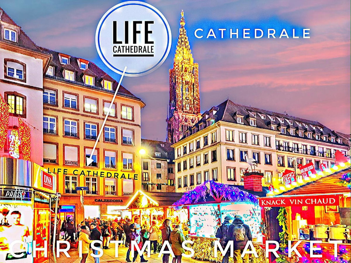 LIFE CATHEDRALE CITY-Center Place Gutenberg, Frankreich