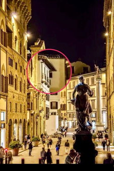 Tornabuoni View, Florence, Italy
