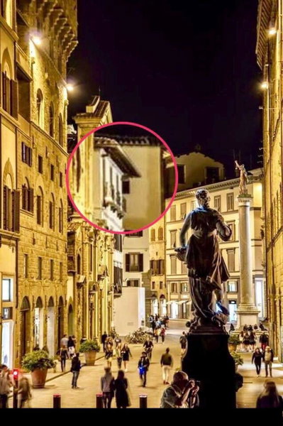 Tornabuoni View, Florence, Italy