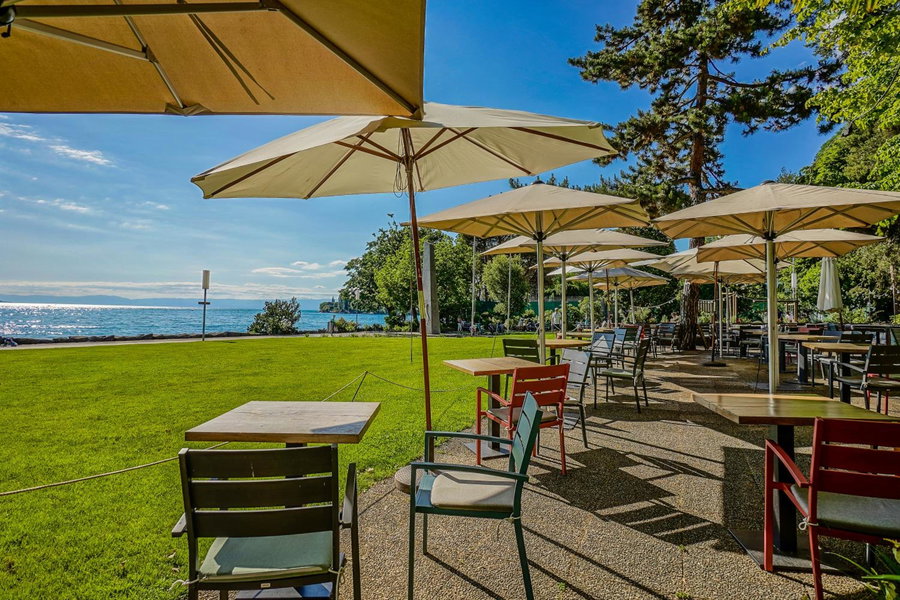 Tropical studio with a balcony - Lake View, Montreux, Switzerland