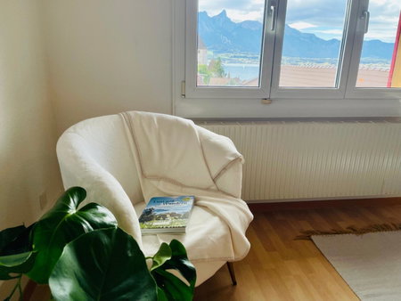 -The Urbanist- Lakeview Free Parking 2BD Fast WiFi, Oberhofen am Thunersee, Switzerland