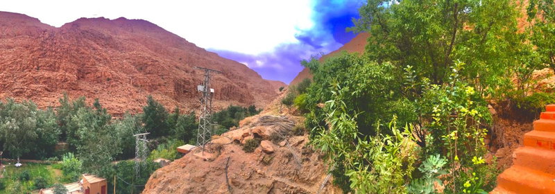Hôtel panoramique de la vallée, Aït Idaïr, Morocco