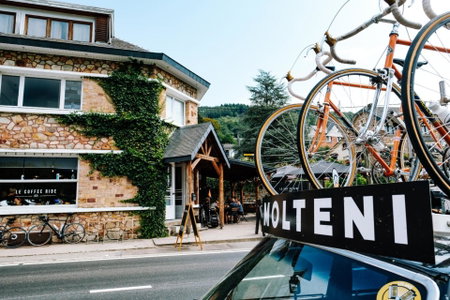 Le Coffee Ride Cycling Cafe, Stavelot, Belgium