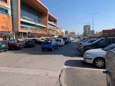 Sliver city next to paradise mall and metro, Sofia, Bulgaria