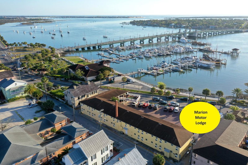 Historic Waterfront Marion Motor Lodge in downtown St Augustine, St. Augustine, United States