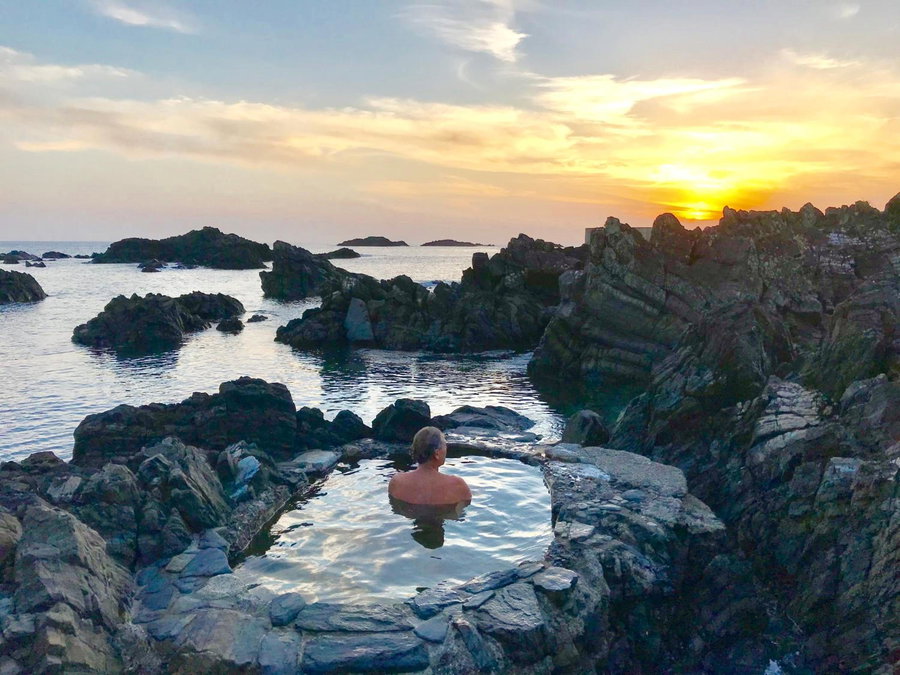 Hirauchi Hot Spot, Yakushima, Japan