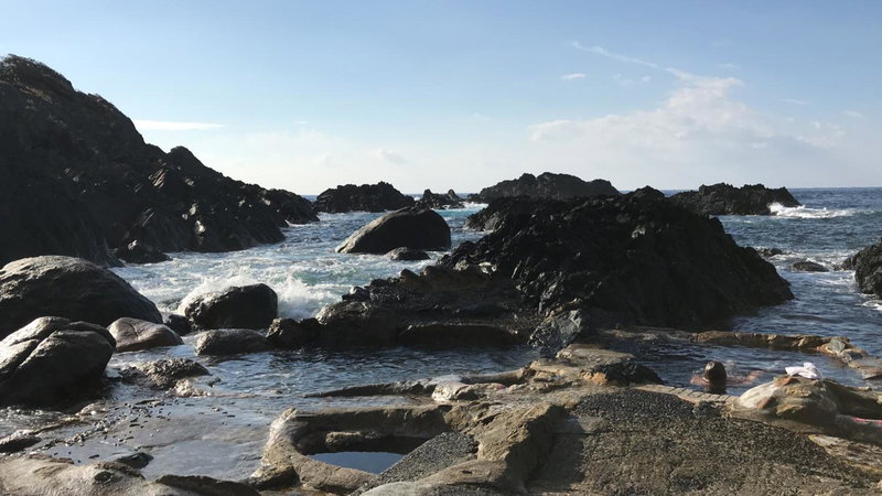 Hirauchi Hot Spot, Yakushima, Japan