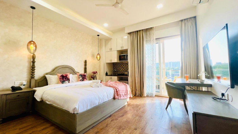 BluO Luxury Stay - Medicity - Balcony, Tub, TT, Gurgaon, India