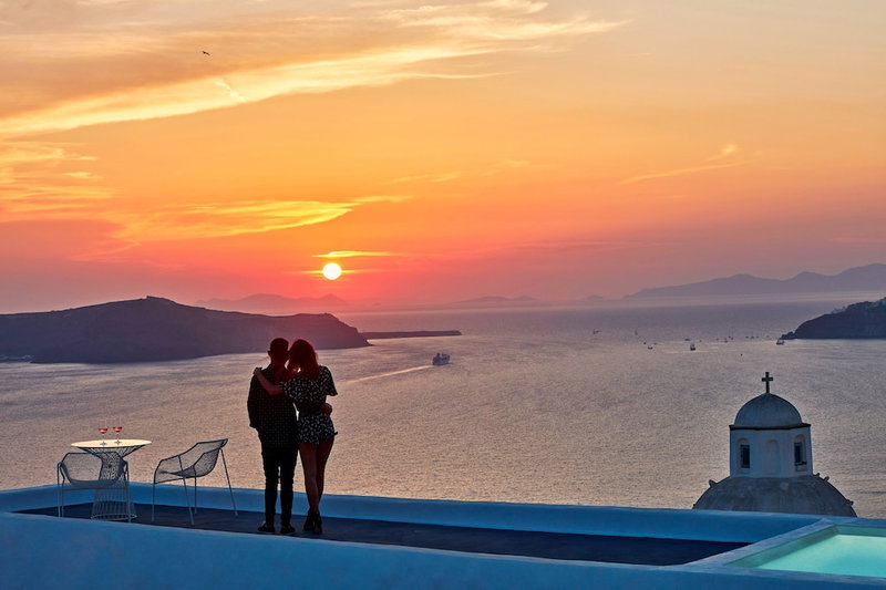 Limestone, Santorini, Greece