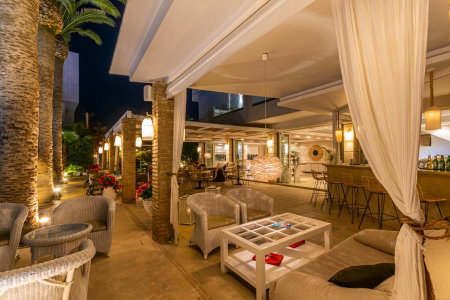 Drossia Palms Hotel and Nisos Beach Suites, Malia, Greece