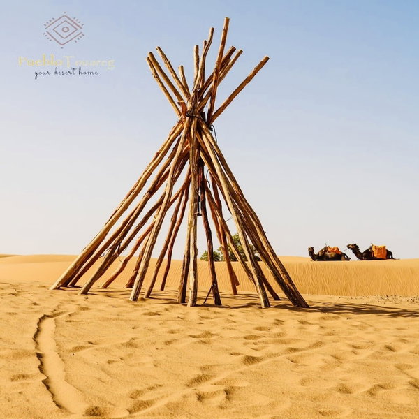 Pueblo Touareg, Taouz, Morocco