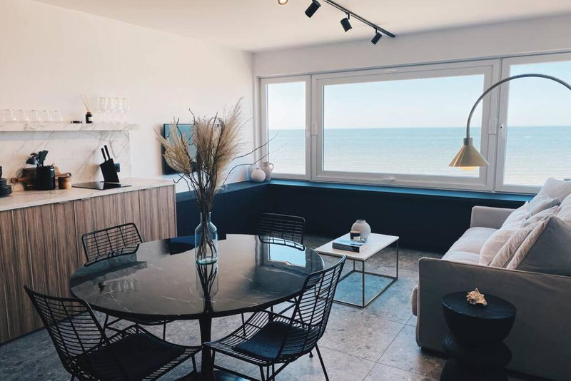 Wonderful architect designed flat with sea view, Ostend, Belgium