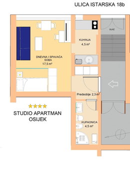 Apartment Osijek-Tvrda, Osijek, Croatia