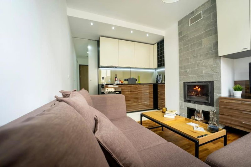 Secluded Mountain Cozy Studio with Fireplace, Bansko, Bulgaria