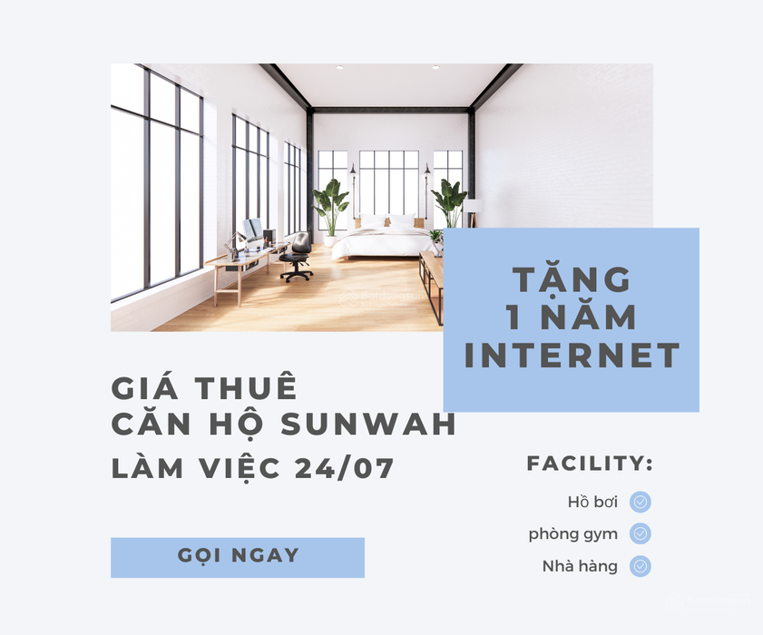 Apartment for rent in Ho Chi Minh City, Vietnam · Sunwah Pearl · 1 room, 1 bath