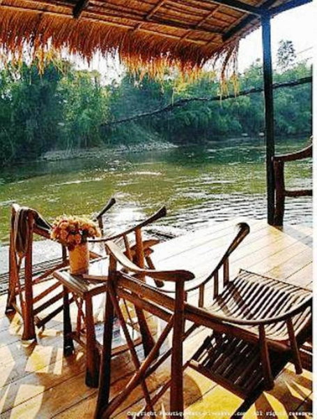 Boutique Raft Resort, River Kwai, Sai Yok, Thailand