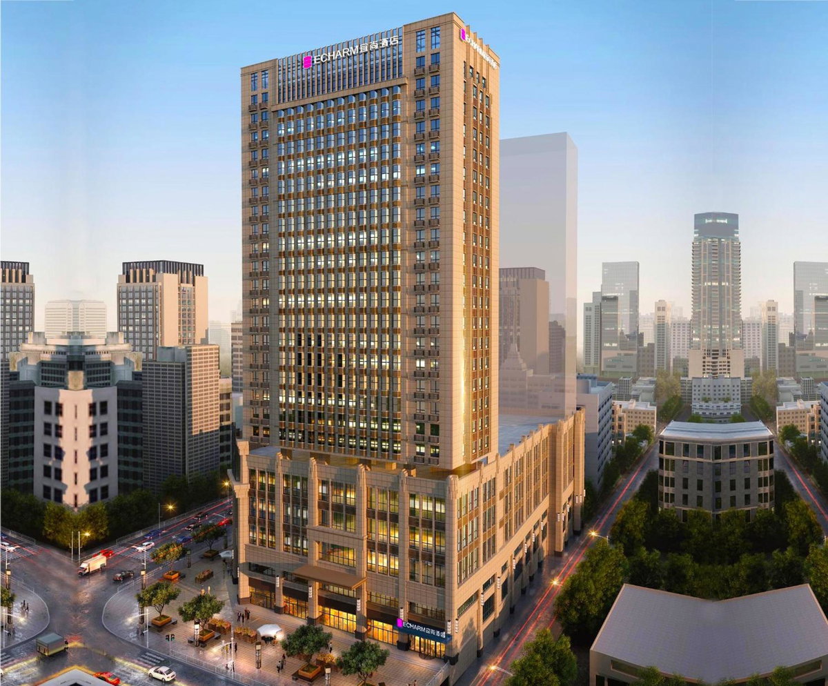 Hotel · Echarm Hotel - Jingmen Yintai City Jingchu Institute of Technology, Jingmen