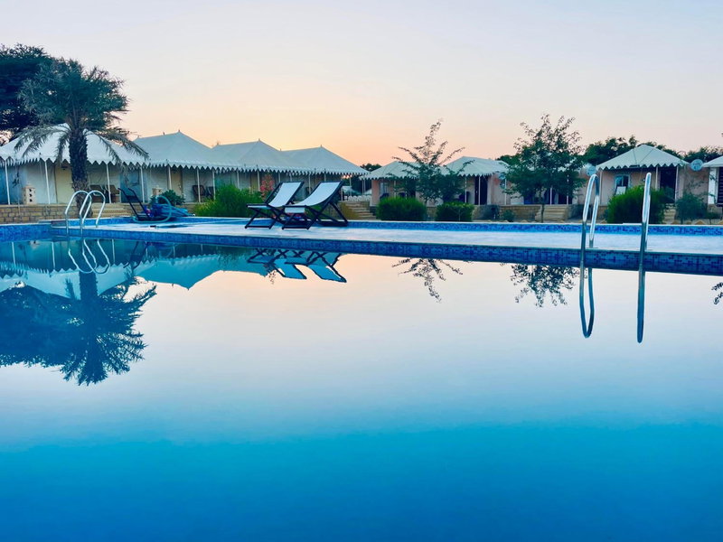 Heritage Juma Resort with swimming pool, Jaisalmer, India