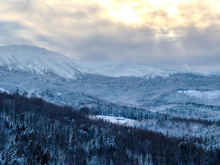 Gazdówka na Mosornym Groniu, Zawoja, Poland
