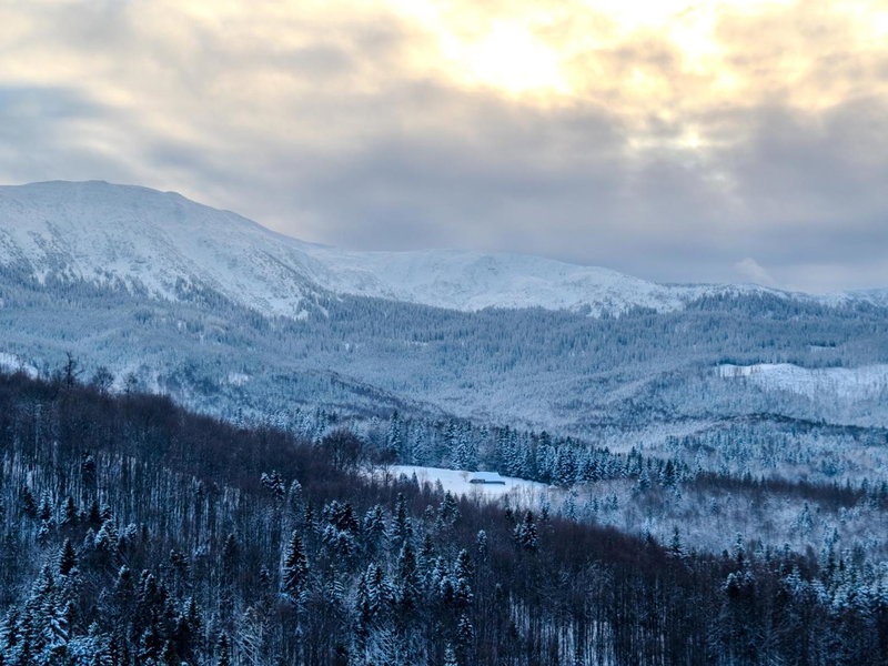 Gazdówka na Mosornym Groniu, Zawoja, Poland