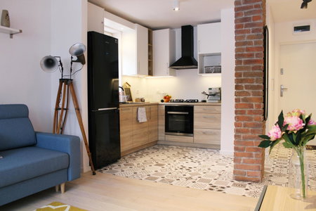 Comfy with great city view by Cooee Apartments, Warsaw, Poland