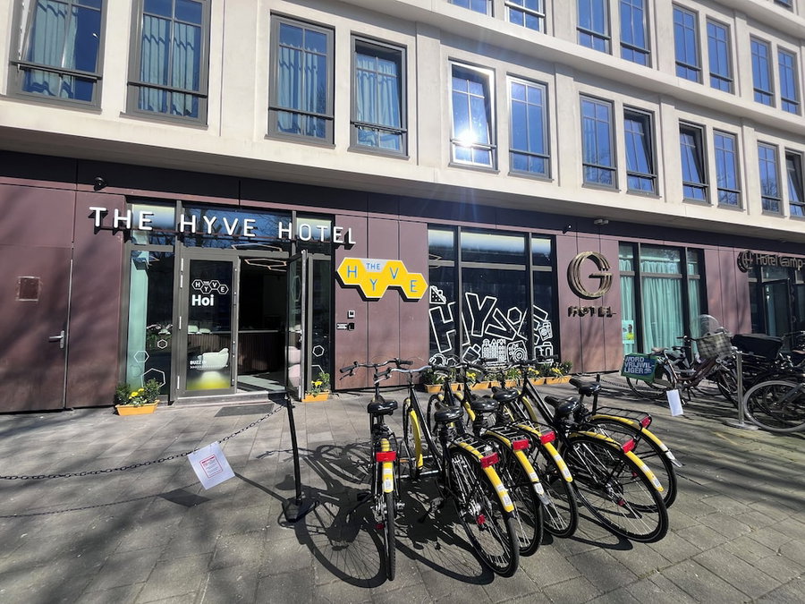 The Hyve Capsule hostel Amsterdam, Amsterdam, The Netherlands