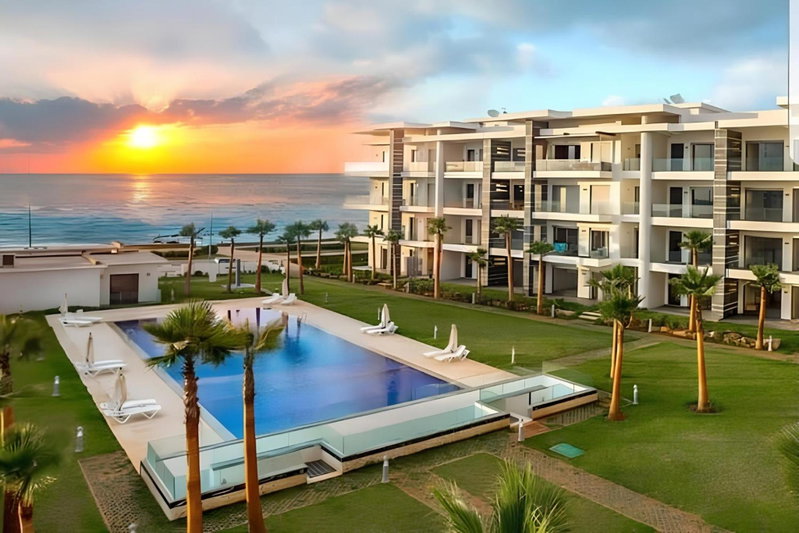 Appartement de luxe en bord de mer avec piscine, Mansouria, Morocco