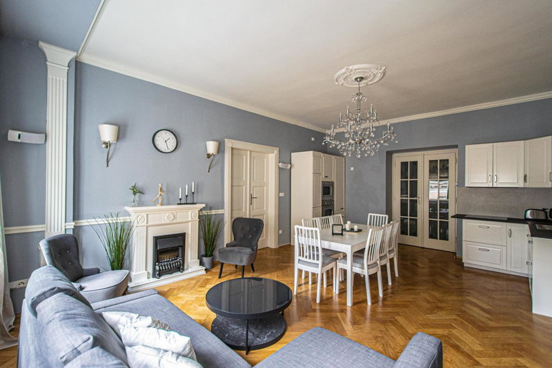 Luxury Central 150m2 Apartment on Wencelas Square with Private Garage, Prague, Czechia