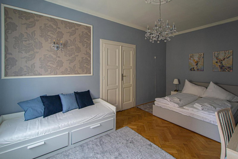 Luxury Central 150m2 Apartment on Wencelas Square with Private Garage, Prague, Czechia