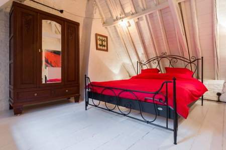 Romantic 16th century workers house, Ghent, Belgium