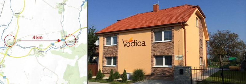Vila Vodica, Hul, Slovakia