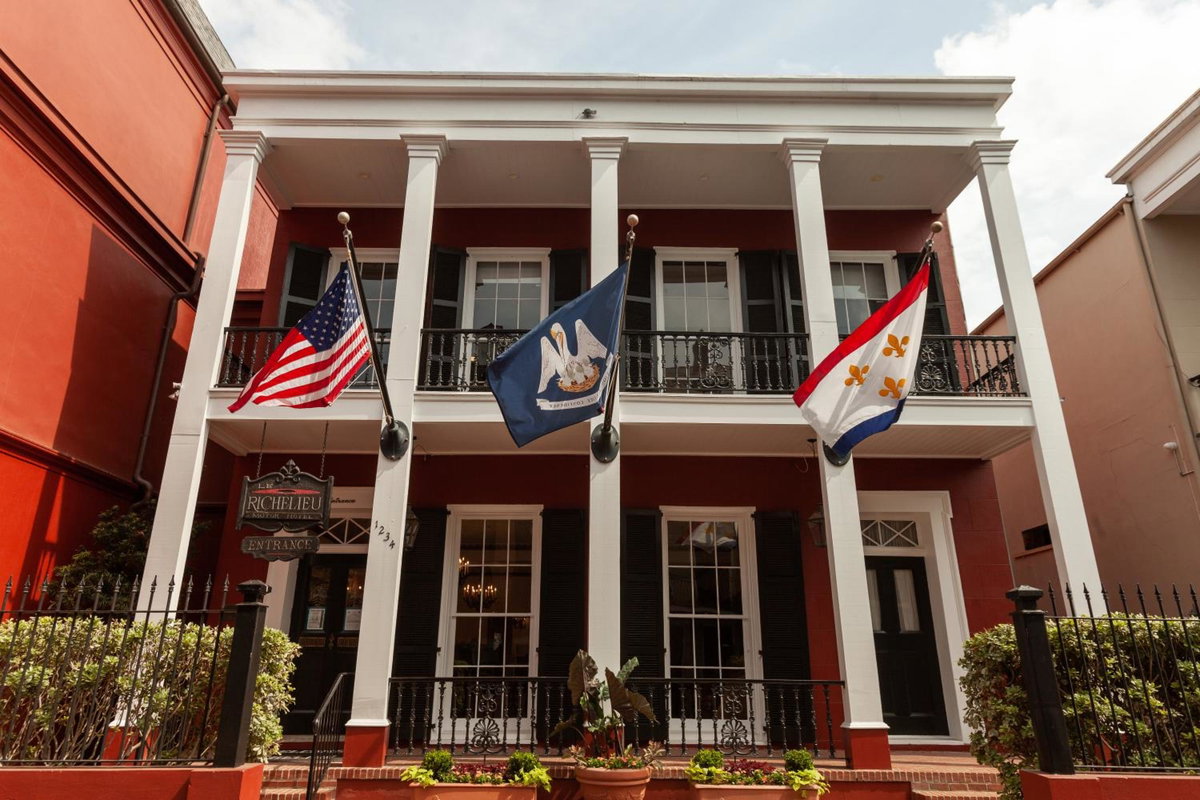 Le Richelieu Hotel in the French Quarter, United States