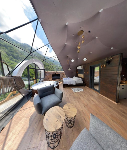 Kaledome Eco Mountain Resort, Çamlıhemşin, Turkey