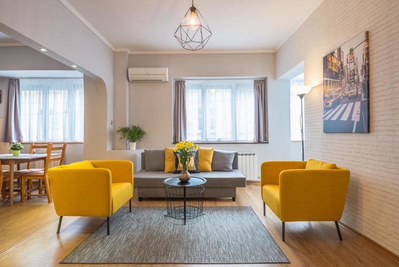 5th Avenue Sofia Two Bedroom, Two Bathroom, Positano Street Suite by Flat Mаnager, Sofia, Bulgaria