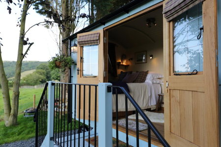 Upper Gelli Luxury Holiday Lodge, Converted Dairy & Cosy Shepherds Huts, Welshpool, United Kingdom