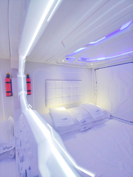 Met a Space Pod at Asoke, Bangkok, Thailand
