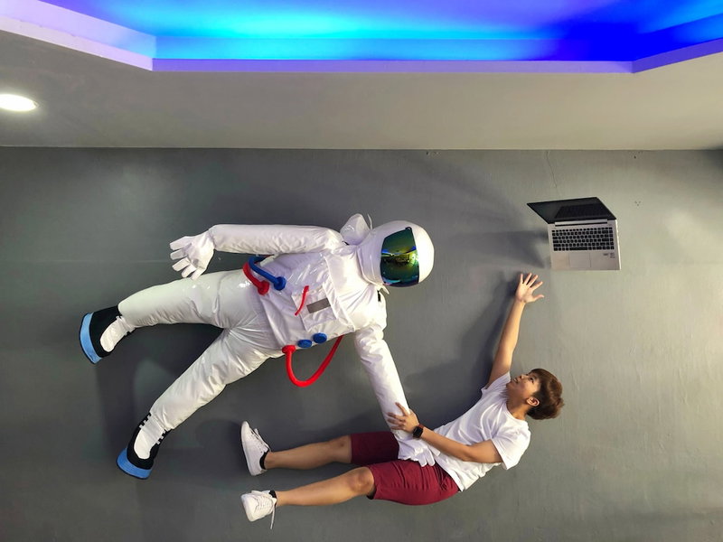 Met a Space Pod at Asoke, Bangkok, Thailand