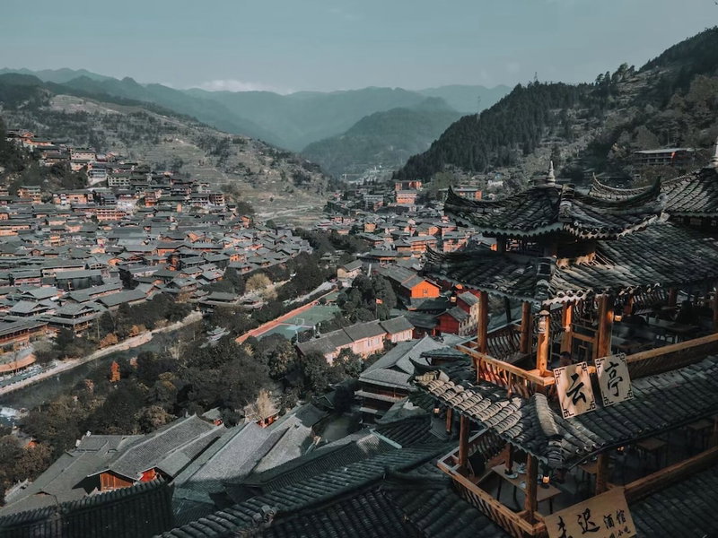 Xijiang Yunting Light Luxury Panoramic, Qiandongnan, China