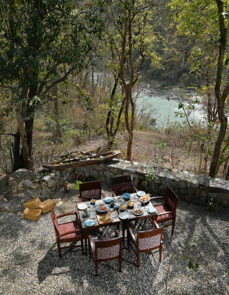 Neemrana's Glasshouse on the Ganges, Shivpuri, India