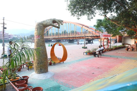 Ganga Savera - On Ganga Ghat, Haridwār, India