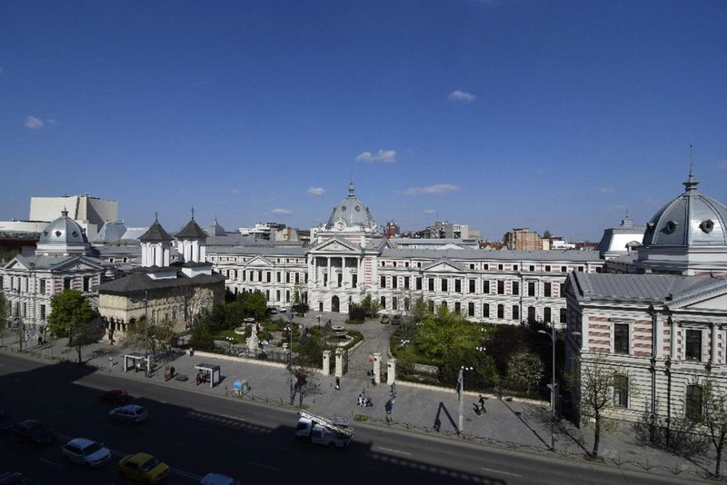University Square - View of City, Bucharest, Romania