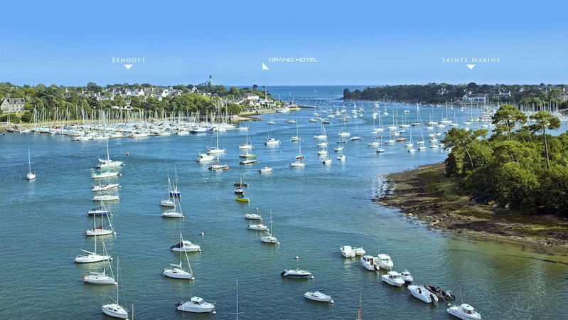Les Bains de Mer, Benodet, France