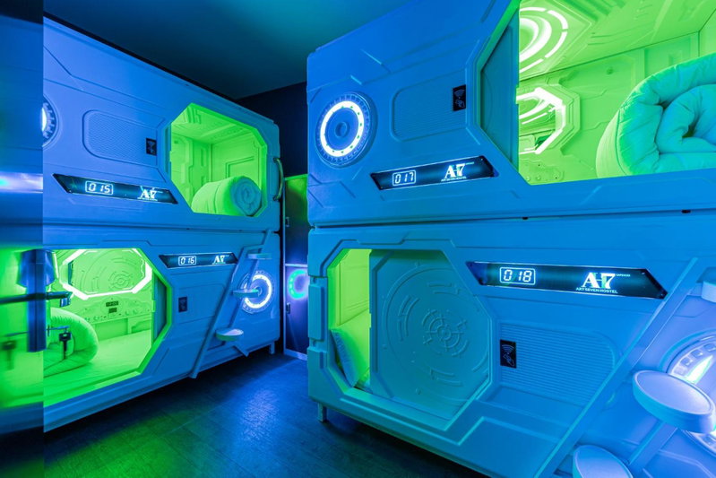 Art Seven Hostel Capsules, Madrid, Spain